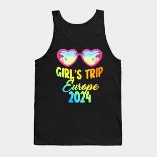 Girls Trip 2024 Europe Summer Beach Vacation Besties Match Tank Top